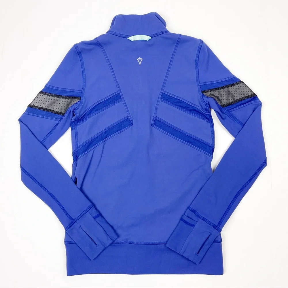 Ivivva Glow And Go 1/2 Zip Purple Pullover 7 - Picture 2 of 5